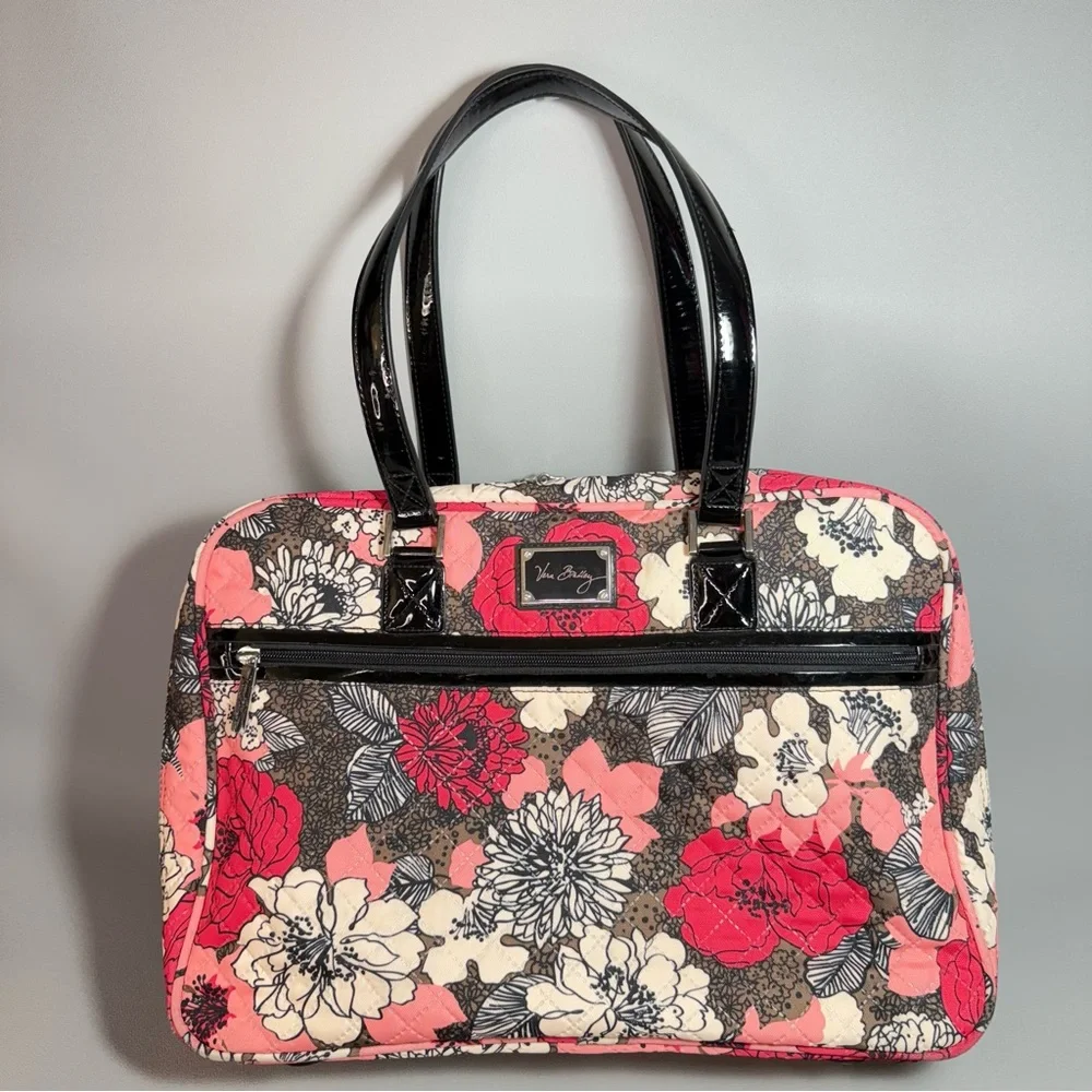 Vera Bradley Weekender Multicolored Floral Quilted Laptop Travel Bag